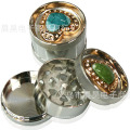 High Quality 3 Layer Metal Tobacco Grinder Zinc Alloy Smoke Grinder